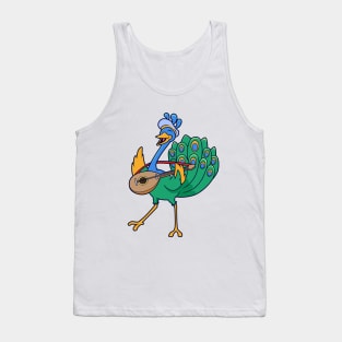 Roleplay Character - Bard - Minstrel - Peacock Tank Top
